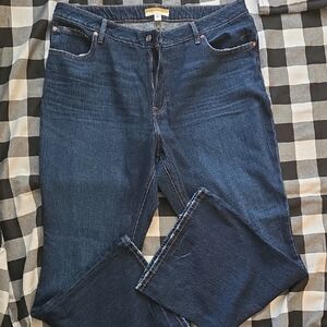 Classic Dark Blue Women's Jeans Size 18W